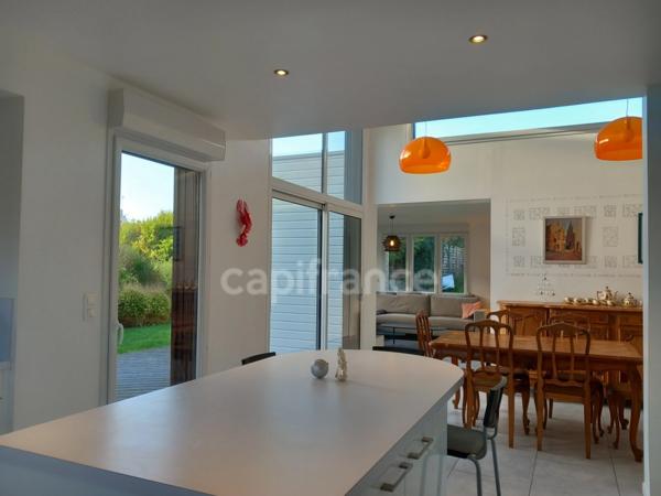 Maison contemporaine à Ossature bois TREGASTEL (22)