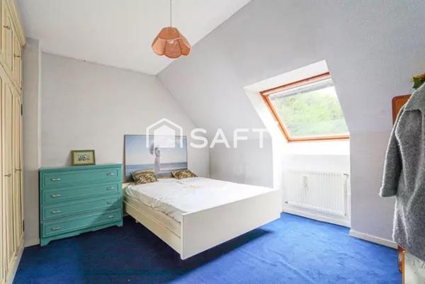 Maison familiale de 102 m2  avec un beau jardin de 680 m2