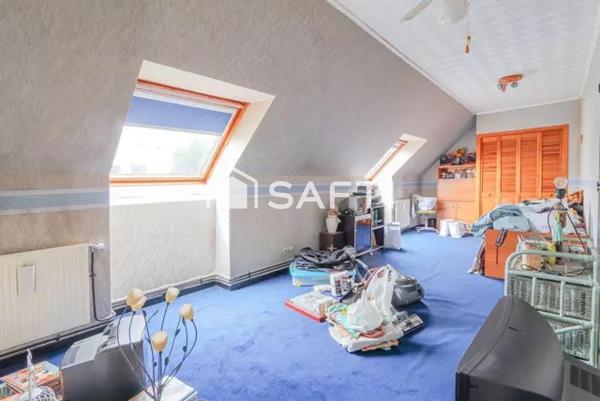 Maison familiale de 102 m2  avec un beau jardin de 680 m2