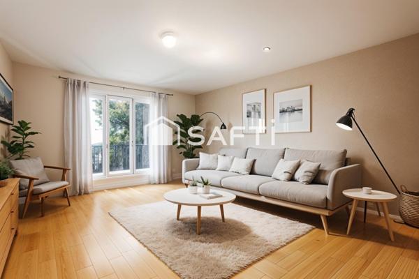 Maison familiale de 102 m2  avec un beau jardin de 680 m2