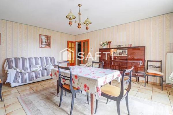 Maison familiale de 102 m2  avec un beau jardin de 680 m2