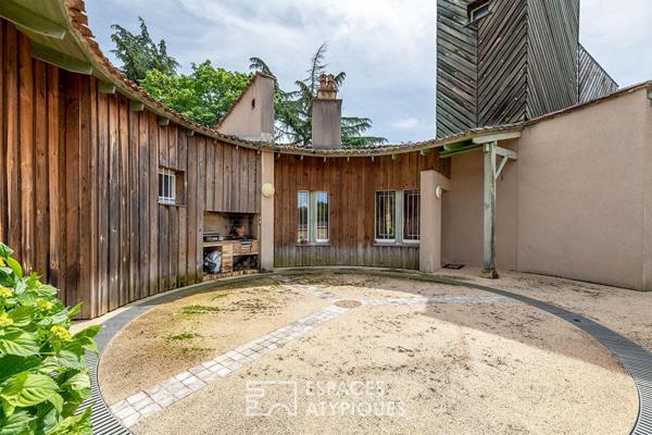 Maison d’architecte aux courbes audacieuses en plein coeur des vignes