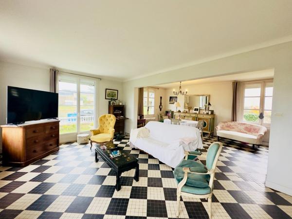 COTE DE NACRE - Maison à vendre À 80m de la mer, 5 chambres, garage, jardin. Colleville Montgomery Plage, proche Ouistreham (14) Calvados