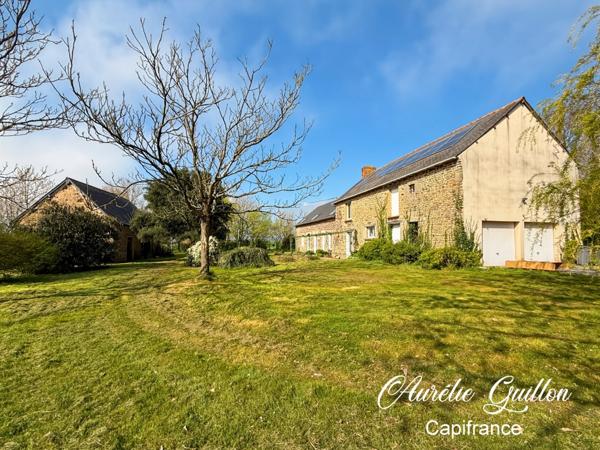 En exclusivité : Longère 181 m² – 4 chambres – dépendance – terrain 4 500 m²