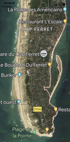 Cap ferret (33970) Terrain de 1477 m2 constructible sur le Cap Ferret