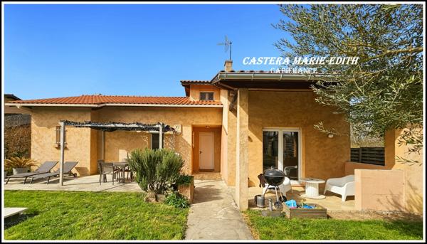 Maison PLAIN-PIED 110,23 M² - 6 pièces - 3 chambres + Mezzanine -Garage - Piscine neuve - PARCELLE 949 M² SEGOUFIELLE (32)