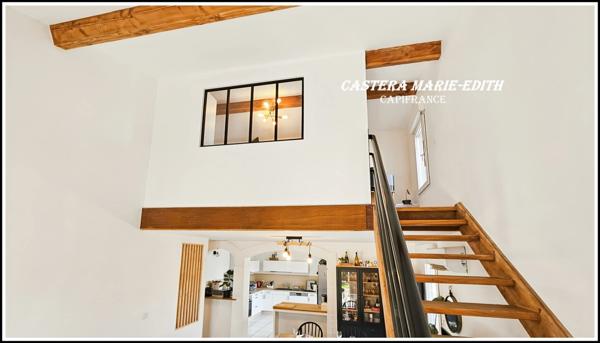 Maison PLAIN-PIED 110,23 M² - 6 pièces - 3 chambres + Mezzanine -Garage - Piscine neuve - PARCELLE 949 M² SEGOUFIELLE (32)