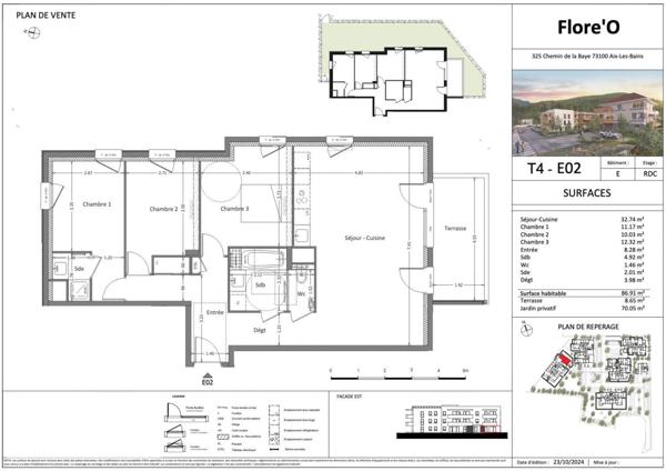 Appartement à vendre 4 pièces 87 m² Aix-les-Bains