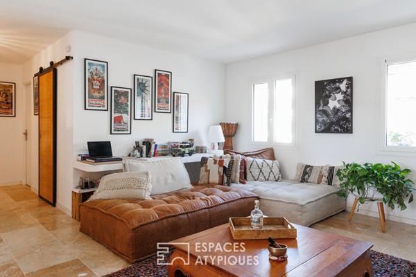 Ensemble immobilier à la Capte avec terrasses, garage et plage à 100 m