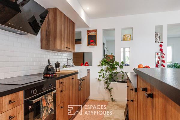 Ensemble immobilier à la Capte avec terrasses, garage et plage à 100 m