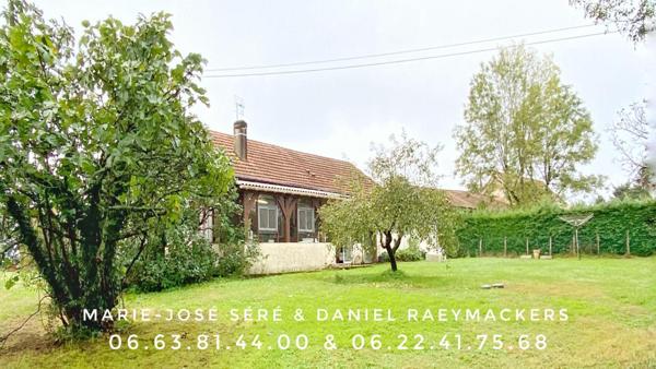 Maison  4 pièce(s) 80 m² + véranda 27m², 2 garages, grand jardin