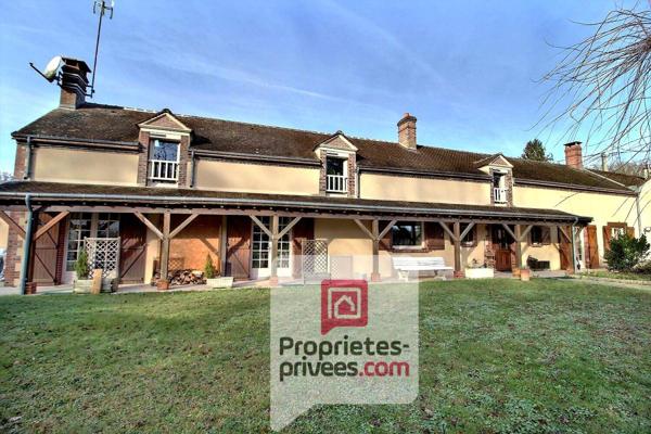À VENDRE ? VILLEMANDEUR (45700)  Maison de caractère type longère +200 m² habitables, Dépendances, Parc arboré de +5 000 m²