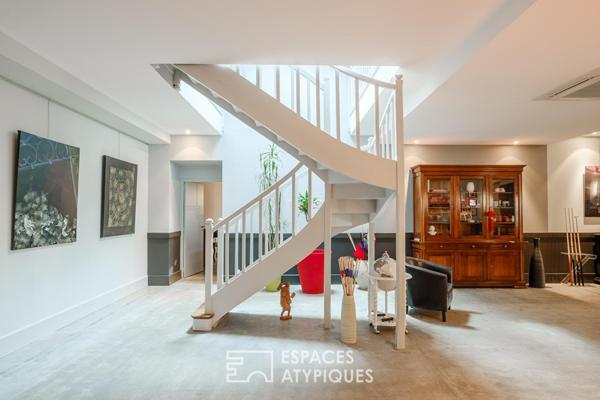 Loft hors normes avec piscine intérieure et appartement autonome