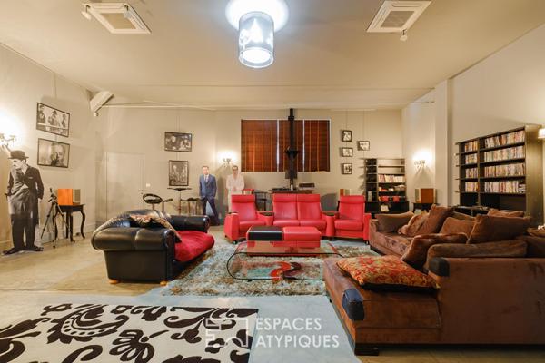 Loft hors normes avec piscine intérieure et appartement autonome