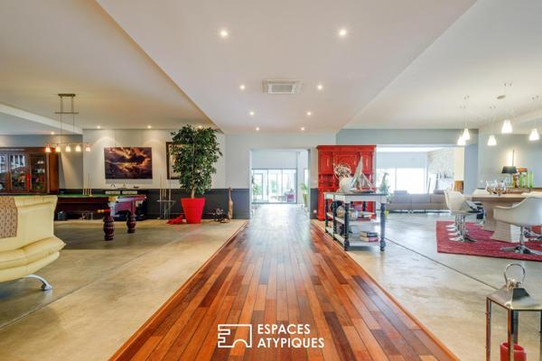 Loft hors normes avec piscine intérieure et appartement autonome
