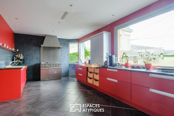 Loft hors normes avec piscine intérieure et appartement autonome