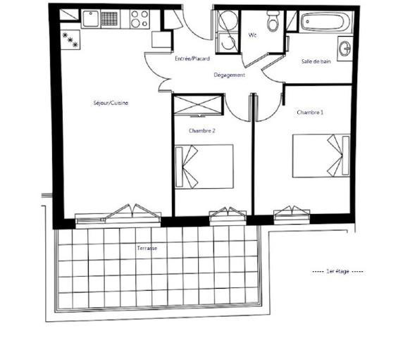 Appartement à vendre 3 pièces 58,48 m² Puget-sur-Argens