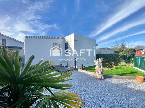 Terrain avec mobil-home proche du port de La Hume, de la gare et du centre ville