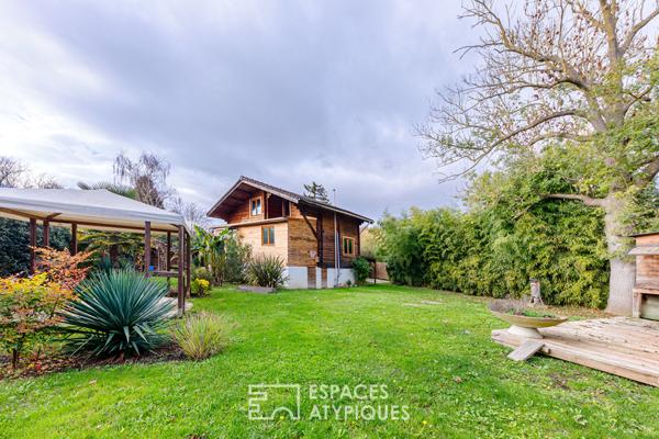 Chalet – Île Verte de Juziers – à 45 minutes de Paris