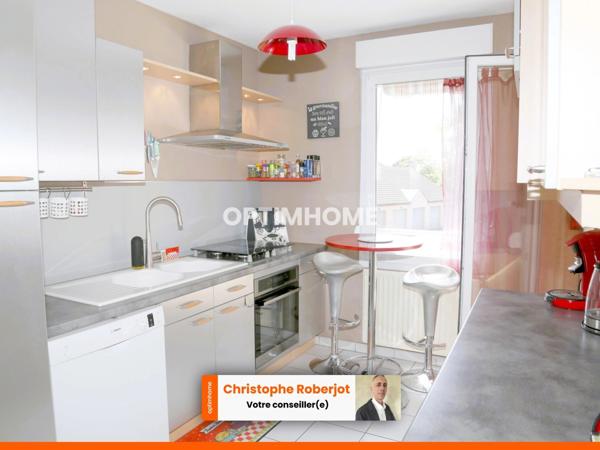 Magnifique appartement lumineux de 3 pièces avec terrasse sur espaces verts à SAINT REMY (71)