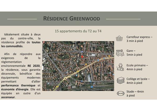 PROGRAMME NEUF. Appartement Saint Vincent De Tyrosse 2 pièce(s) 43.8 m2