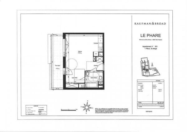 Appartement 1 pièce - 44600 Saint-Nazaire -  Ouest