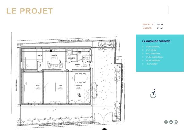 MAISON DE 3 CHAMBRES