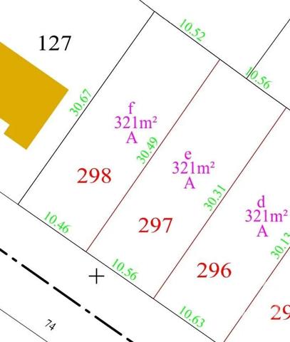Terrain à vendre  321 m 2   ST HILAIRE DE RIEZ  - 85