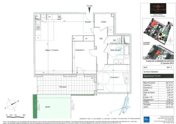 Vente / Appartement T3 à Divonne-les-Bains (01220)