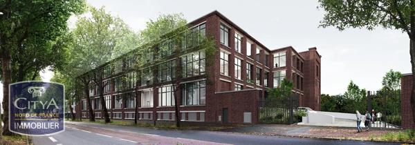 Appartement à louer 1 pièce 33.04m² Roubaix (59100)
