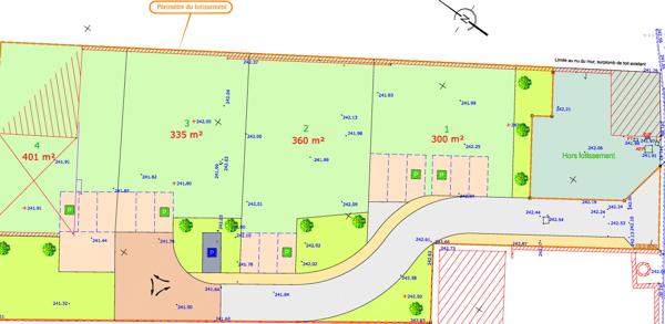 Terrain Bourg Saint Christophe constructible Bourg Saint Christophe, vendu viabilisé