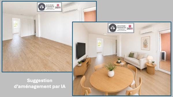 3 PIÈCES ENTIÈREMENT RÉNOVÉ  CLIM+ GARAGE + CAVE, TOUT À PIED'