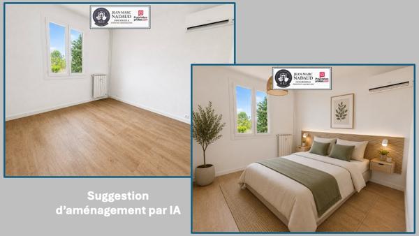 3 PIÈCES ENTIÈREMENT RÉNOVÉ  CLIM+ GARAGE + CAVE, TOUT À PIED'