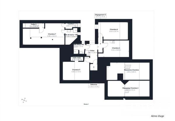 NANTES, SAINT PIERRE | DUPLEX 8P (197m² | 6ch + 1 studio)