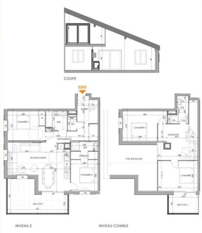 Haute Savoie (74), à vendre SAMOENS - Domaine skiable Grand Massif - Appartement neuf T5