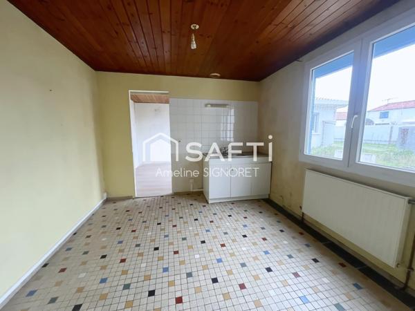 Studio à rafraîchir de 21m²