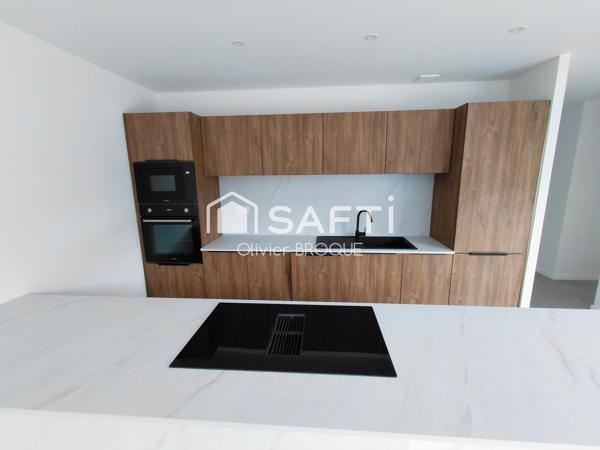 Maison de plain pied toute neuve, 3 chambres, classée A,quartier calme, proche des commoditées