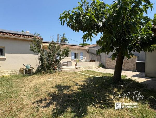 Maison 3 chambres de plain-pied avec jardin - Sorgues