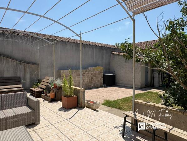 Maison 3 chambres de plain-pied avec jardin - Sorgues