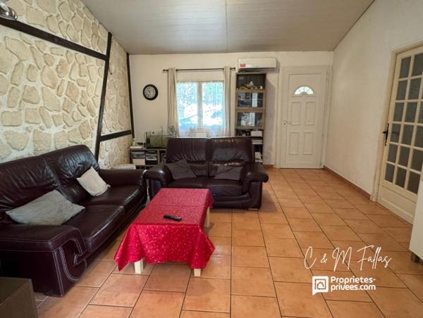 Maison 3 chambres de plain-pied avec jardin - Sorgues