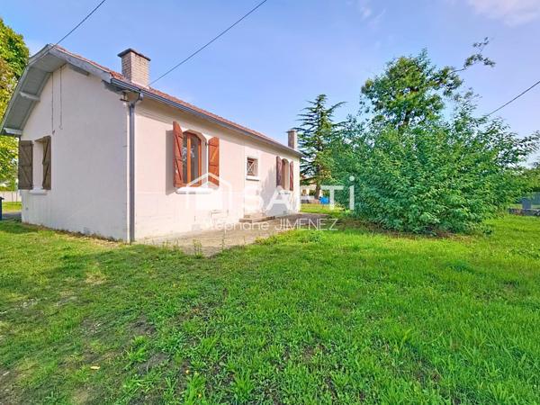 Maison de 67m² à rénover sur beau terrain de 1050 m²