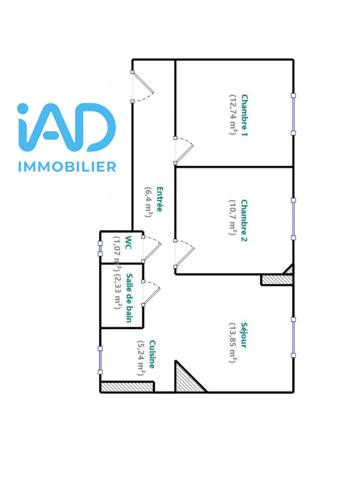 Appartement à vendre 3 pièces 53 m² Paris 10