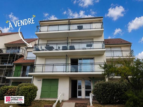Appartement Hardelot Plage studio cabine 23 m2 avec  vue mer et terrasse