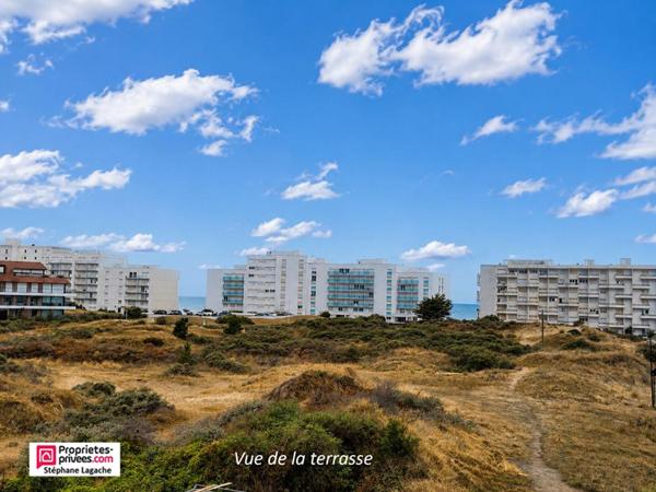 Appartement Hardelot Plage studio cabine 23 m2 avec  vue mer et terrasse