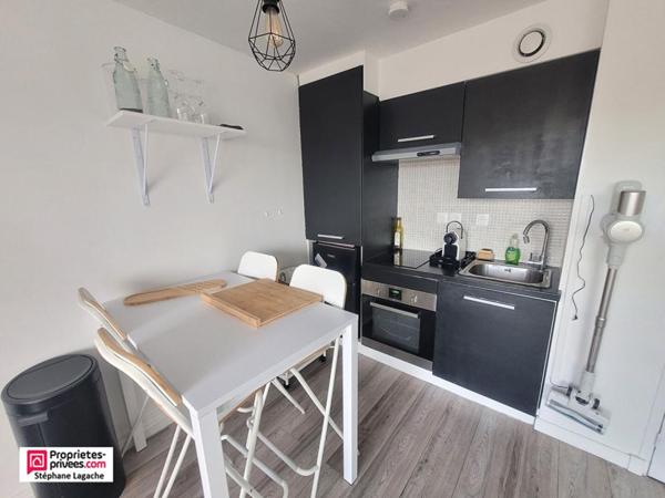 Appartement Hardelot Plage studio cabine 23 m2 avec  vue mer et terrasse