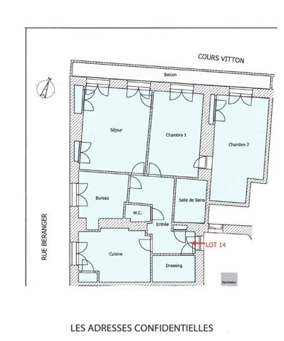 Lyon 6ème - Bel appartement à rénover de 87.35 m² avec balcon