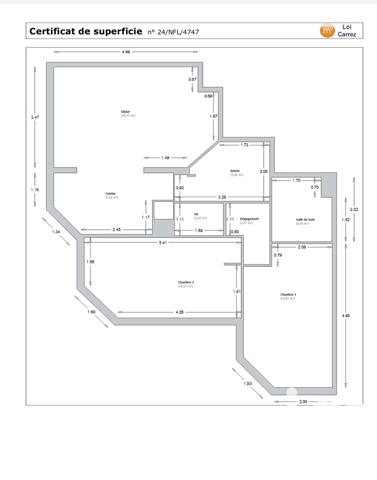 Appartement à vendre 3 pièces 69 m² Châtillon