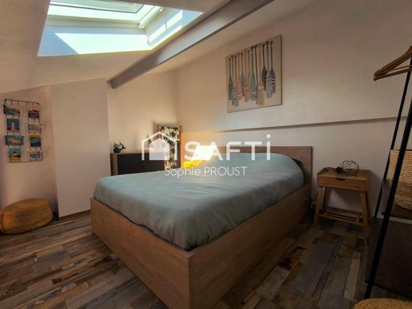 Maisonnette entièrement rénovée, pleine de charme, au sein d'une résidence avec piscine à Brem-sur-Mer