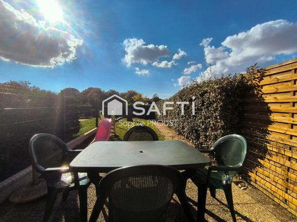 Maisonnette entièrement rénovée, pleine de charme, au sein d'une résidence avec piscine à Brem-sur-Mer