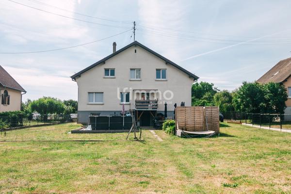 Maison 192 m² - jardin - garage - 14,28 ares - terrain constructible
